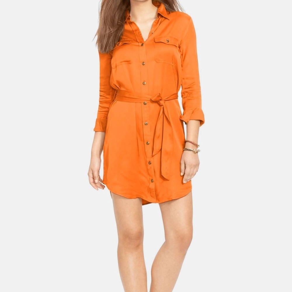 Lauren Ralph Lauren Belted Military Shirt dress